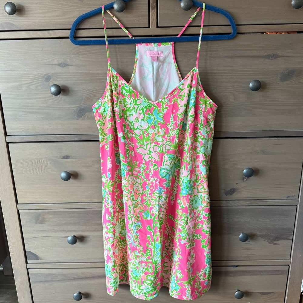 Lilly Pulitzer Dusk Silk Slip Dress (Southern Charm) Size M
